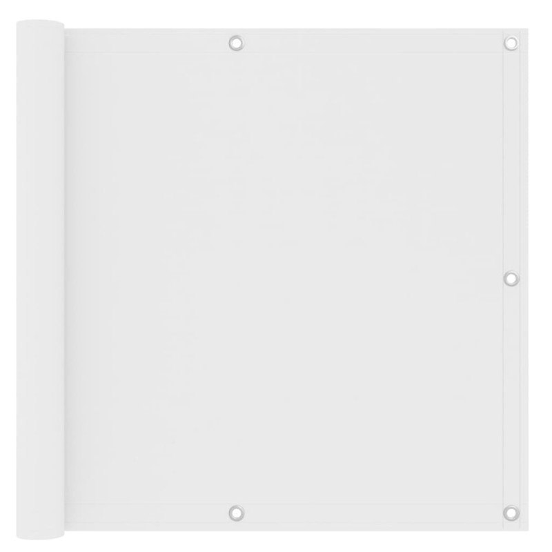 vidaXL Toldo para balcón tela oxford blanco 90x500 cm vidaXL Toldo para balcón tela oxford blanco 90x500 cm