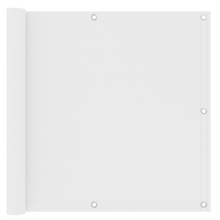 vidaXL Toldo para balcón tela oxford blanco 90x500 cm