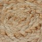 vidaXL Alfombra redonda 120 cm yute trenzado con diseño vidaXL Alfombra redonda 120 cm yute trenzado con diseño