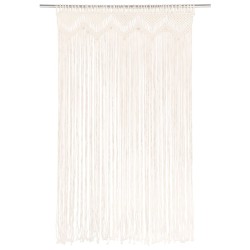 vidaXL Cortina de macramé algodón 140x240 cm
