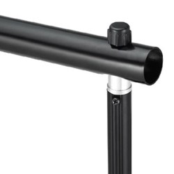 vidaXL Sistema de soporte de fondo telescópico 155-300 cm 