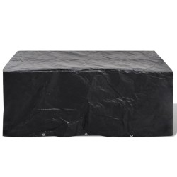 vidaXL Cubierta para muebles de jardín 8 ojales 240x140x90 cm