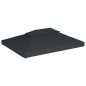 vidaXL Toldo de cenador 2 niveles 310 g/m² 4x3 m gris antracita vidaXL Toldo de cenador 2 niveles 310 g/m² 4x3 m gris antracita