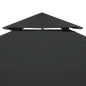 vidaXL Toldo de cenador 2 niveles 310 g/m² 4x3 m gris antracita vidaXL Toldo de cenador 2 niveles 310 g/m² 4x3 m gris antracita