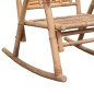 vidaXL Silla mecedora de bambú vidaXL Silla mecedora de bambú