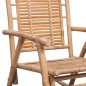 vidaXL Silla mecedora de bambú vidaXL Silla mecedora de bambú