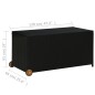 vidaXL Caja de almacenaje de jardín ratán sintético negro 120x65x61 cm vidaXL Caja de almacenaje de jardín ratán sintético negro 120x65x61 cm