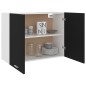 vidaXL Armario colgante de cocina contrachapada negro 80x31x60 cm vidaXL Armario colgante de cocina contrachapada negro 80x31x60 cm