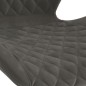 vidaXL Taburetes de cocina 2 unidades terciopelo gris oscuro vidaXL Taburetes de cocina 2 unidades terciopelo gris oscuro