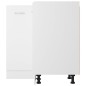 vidaXL Armario inferior de esquina madera blanco 75,5x75,5x81,5 cm