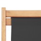 vidaXL Silla de playa plegable estructura de madera y tela gris vidaXL Silla de playa plegable estructura de madera y tela gris