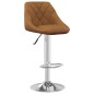 vidaXL Taburete de cocina 2 unidades de terciopelo marrón vidaXL Taburete de cocina 2 unidades de terciopelo marrón