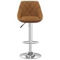 vidaXL Taburete de cocina 2 unidades de terciopelo marrón vidaXL Taburete de cocina 2 unidades de terciopelo marrón