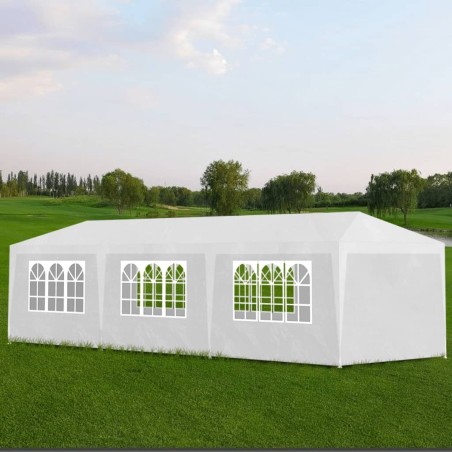vidaXL Carpa para fiestas blanco 3x9 m