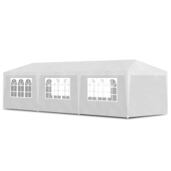 vidaXL Carpa para fiestas blanco 3x9 m