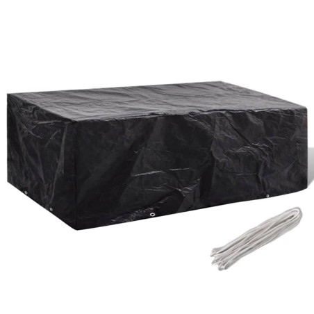 vidaXL Cubierta para muebles de jardín 8 ojales 200x160x70 cm