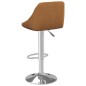 vidaXL Taburete de cocina 2 unidades de terciopelo marrón vidaXL Taburete de cocina 2 unidades de terciopelo marrón