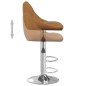 vidaXL Taburete de cocina 2 unidades de terciopelo marrón vidaXL Taburete de cocina 2 unidades de terciopelo marrón
