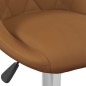 vidaXL Taburete de cocina 2 unidades de terciopelo marrón vidaXL Taburete de cocina 2 unidades de terciopelo marrón