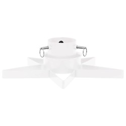 vidaXL Soporte para árbol de Navidad blanco 47x47x13,5 cm