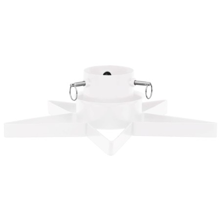vidaXL Soporte para árbol de Navidad blanco 47x47x13,5 cm