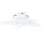 vidaXL Soporte para árbol de Navidad blanco 47x47x13,5 cm vidaXL Soporte para árbol de Navidad blanco 47x47x13,5 cm