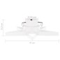 vidaXL Soporte para árbol de Navidad blanco 47x47x13,5 cm vidaXL Soporte para árbol de Navidad blanco 47x47x13,5 cm
