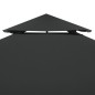 vidaXL Cubierta de repuesto de cenador 310 g/m² gris oscuro 3x3 m vidaXL Cubierta de repuesto de cenador 310 g/m² gris oscuro 3x3 m