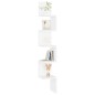 vidaXL Estante de esquina de pared madera contrachapada 20x20x127,5 cm vidaXL Estante de esquina de pared madera contrachapada 20x20x127,5 cm