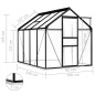 vidaXL Invernadero con marco aluminio gris antracita 4,75 m² vidaXL Invernadero con marco aluminio gris antracita 4,75 m²