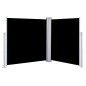 vidaXL Toldo lateral retráctil negro 140x600 cm vidaXL Toldo lateral retráctil negro 140x600 cm