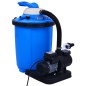 vidaXL Bomba filtro de arena con temporizador 550 W 50 L