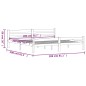 vidaXL Estructura de cama madera maciza pino marrón miel 200x200 cm vidaXL Estructura de cama madera maciza pino marrón miel 200x200 cm