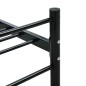 vidaXL Estructura de cama de metal negro 90x200 cm vidaXL Estructura de cama de metal negro 90x200 cm