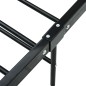 vidaXL Estructura de cama de metal negro 90x200 cm vidaXL Estructura de cama de metal negro 90x200 cm