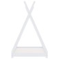 vidaXL Estructura de cama infantil madera maciza pino blanca 70x140 cm vidaXL Estructura de cama infantil madera maciza pino blanca 70x140 cm