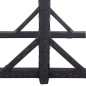 vidaXL Mesa de jardín de vidrio y ratán sintético negro 110x53x72 cm vidaXL Mesa de jardín de vidrio y ratán sintético negro 110x53x72 cm