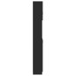 vidaXL Armario de baño madera contrachapada negro 32x25,5x190 cm vidaXL Armario de baño madera contrachapada negro 32x25,5x190 cm