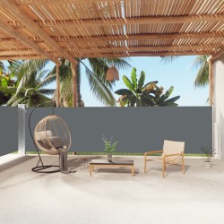 vidaXL Toldo lateral retráctil antracita 160x1000 cm