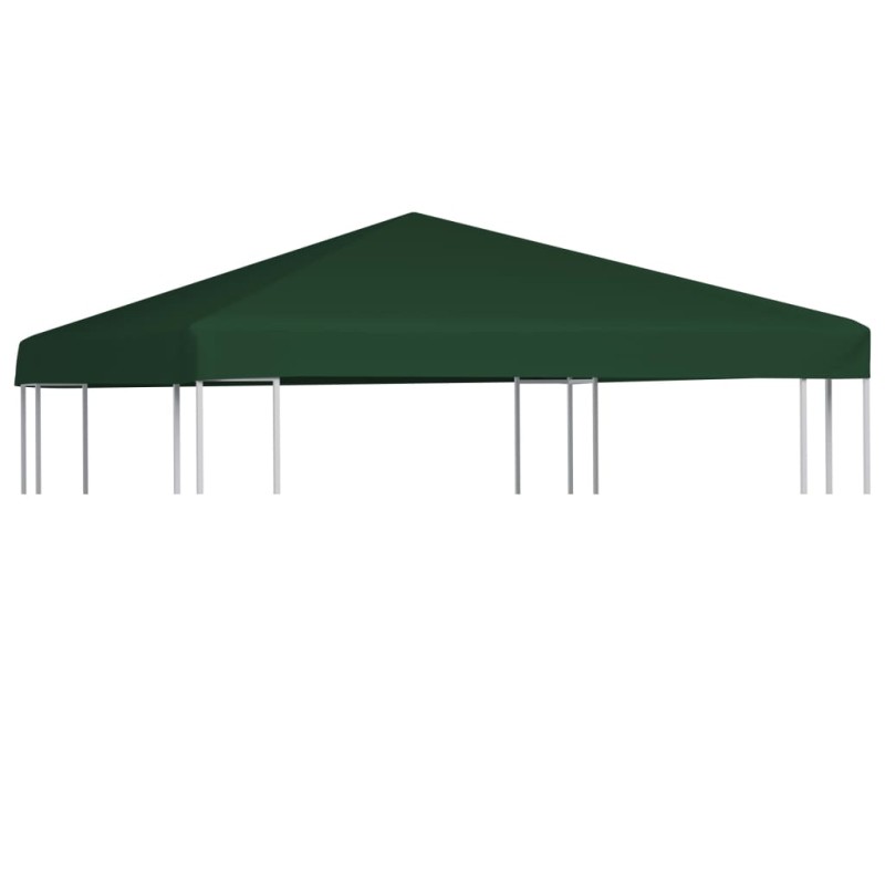 vidaXL Toldo de cenador 310 g/m² 3x3 m verde