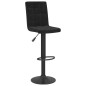vidaXL Taburetes de cocina 2 unidades terciopelo negro vidaXL Taburetes de cocina 2 unidades terciopelo negro