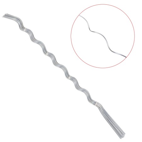 vidaXL Soporte para planta espiral 20 unidades 170cm acero galvanizado