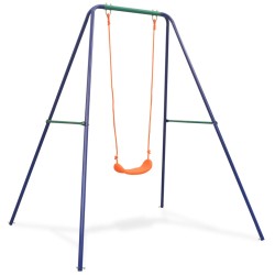 vidaXL Columpio individual naranja