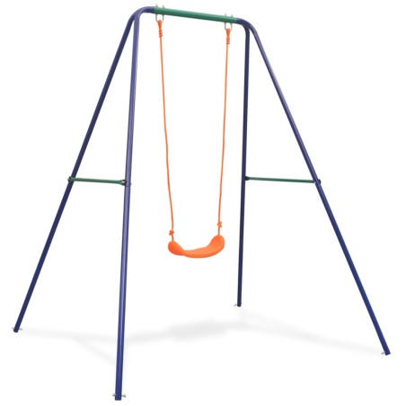vidaXL Columpio individual naranja