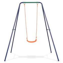 vidaXL Columpio individual naranja