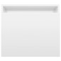 vidaXL Mesa de centro madera contrachapada blanco brillo 100x48x40 cm vidaXL Mesa de centro madera contrachapada blanco brillo 100x48x40 cm