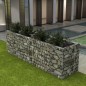 vidaXL Arriate de gaviones de acero 360x90x100 cm vidaXL Arriate de gaviones de acero 360x90x100 cm