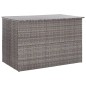 vidaXL Caja de almacenaje jardín ratán sintético gris 150x100x100 cm vidaXL Caja de almacenaje jardín ratán sintético gris 150x100x100 cm