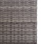 vidaXL Caja de almacenaje jardín ratán sintético gris 150x100x100 cm vidaXL Caja de almacenaje jardín ratán sintético gris 150x100x100 cm
