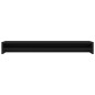 vidaXL Soporte de mesa para pantalla contrachapada negro 100x24x13 cm